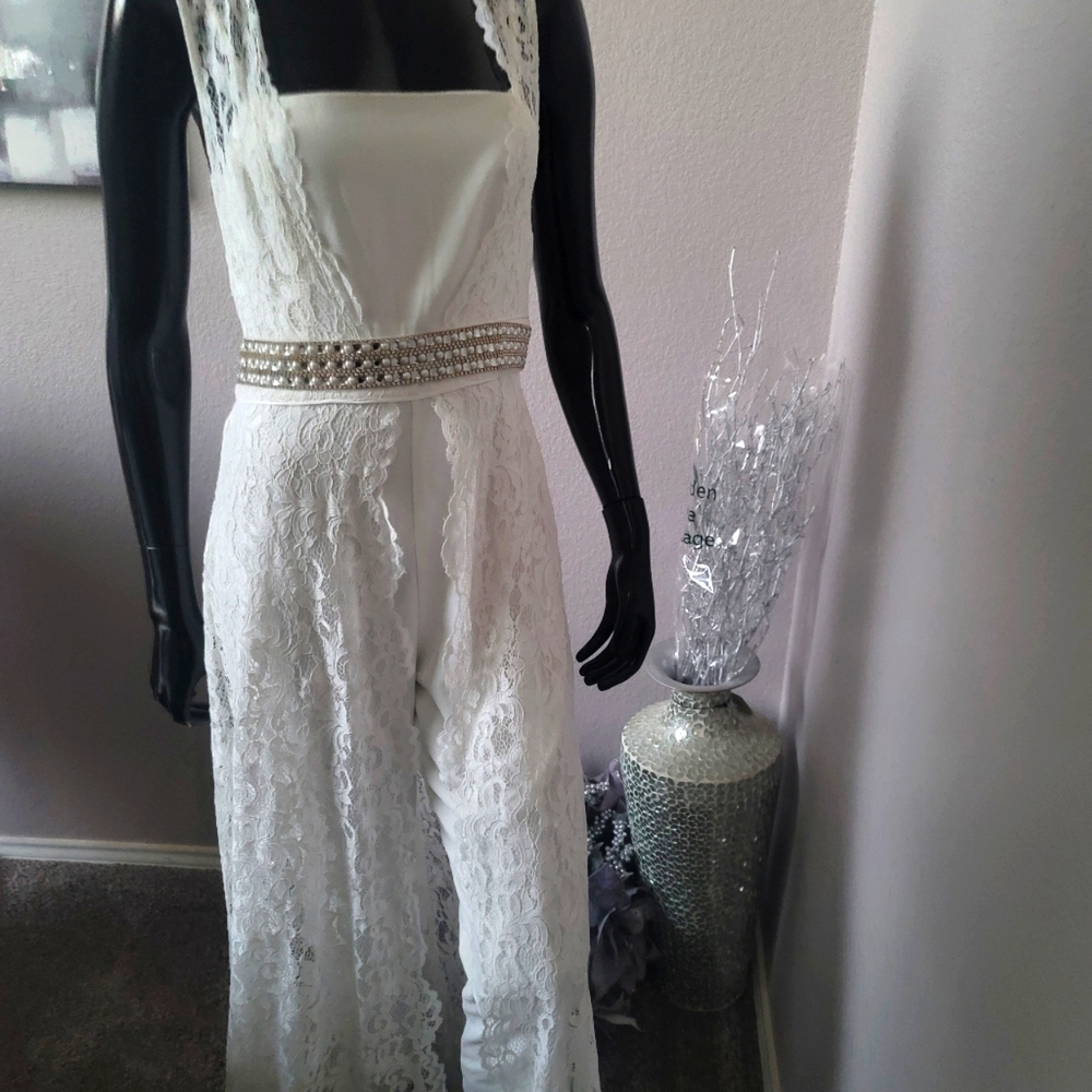 ONE PC Lace Jumper with a beautiful embellished mid section